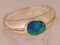 Inlaid Opal Ring IR01
